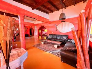 Istumisnurk majutusasutuses Surfactivity Guest House