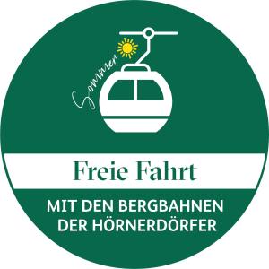 Ein Zertifikat, Auszeichnung, Logo oder anderes Dokument, das in der Unterkunft Chalet Hageberg ab Mai freie Fahrt mit Bergbahnen ausgestellt ist