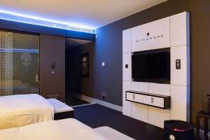 Cama ou camas em um quarto em Hilton Panama