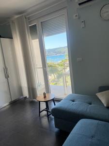 Et opholdsområde på Beach Apartment Shengjin
