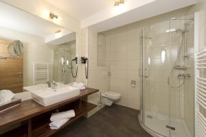Koupelna v ubytování Pension Appartement Lanzer