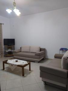 Χώρος καθιστικού στο Vjosa Apartment