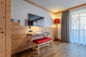 Sjónvarps- og/eða afþreyingartæki á Hotel Spitzhorn Superieur