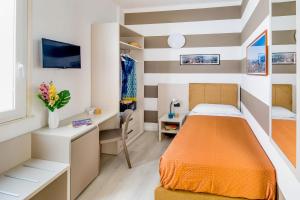 Voodi või voodid majutusasutuse Albergo La Piazzetta toas