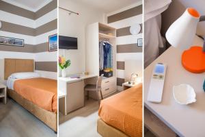 Voodi või voodid majutusasutuse Albergo La Piazzetta toas