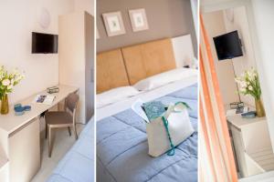 Voodi või voodid majutusasutuse Albergo La Piazzetta toas