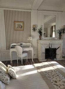 Posezení v ubytování Maison d'hôtes "Les Jardins de Mazamet"