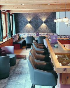 Istumisnurk majutusasutuses Hotel Bradabella - Montafon