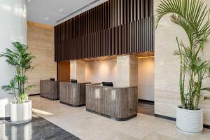 Vstupní hala nebo recepce v ubytování DoubleTree by Hilton Sharks Bay Resort + 37 fotografií