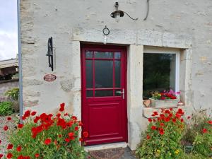 Zahrada ubytování Chambres d'hôtes Sous les chênes