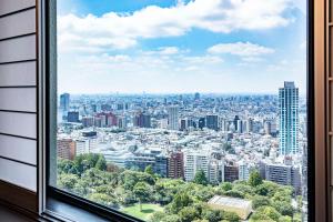 Nespecifikovaný výhled na destinaci Tokio nebo výhled na město při pohledu z hotelu