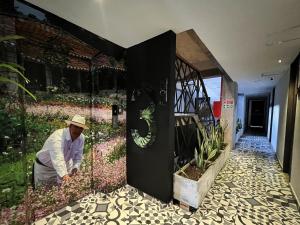 Zahrada ubytování Apartahotel con Piscina