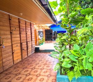 Jardin de l'établissement Hostel Casa de las Palmas Tours