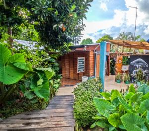 Jardin de l'établissement Hostel Casa de las Palmas Tours