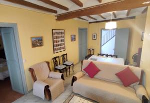 A seating area at Ca La Palmira