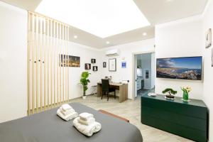 Μια τηλεόραση ή/και κέντρο ψυχαγωγίας στο Home4Apartment ,Salerno center