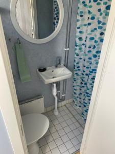 Koupelna v ubytování Mysigt och Centralt + 3 fotografie