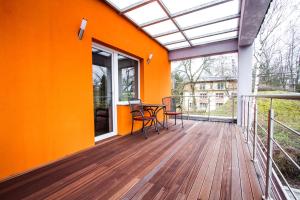 A balcony or terrace at Sentami