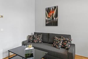 Posezení v ubytování Fast Wifi I 4 min to U3 Zipperer Straße