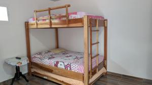 Cama o camas de una habitación en Chalet Real