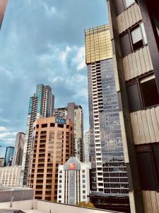 Nespecifikovaný výhled na destinaci Melbourne nebo výhled na město při pohledu z apartmánu