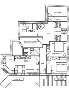 Plán poschodí v ubytovaní Ferienwohnung Möderndorfer, Fulpmes