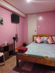 Postel nebo postele na pokoji v ubytování Alona J&J Tourist Inn