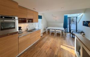 Η κουζίνα ή μικρή κουζίνα στο Lovely Apartment In Søgne With Wifi