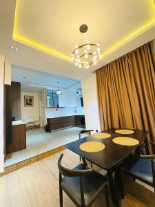 Køkken eller tekøkken på Bolton White Apartment