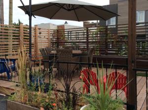 Ban công/sân hiên tại Owl House - Hot Tub with rooftop terrasse