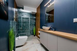 Koupelna v ubytování Apartament Nowe Miasto