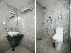 Koupelna v ubytování OYO 11474 Gangaur Regency Boutique Hotel