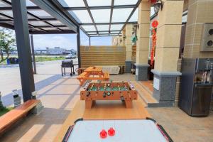 Balkoni atau teres di Sky Bird Garden B&B