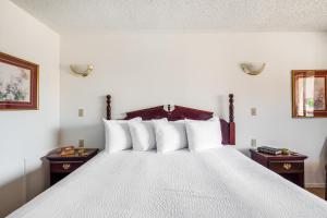 Postel nebo postele na pokoji v ubytování OYO Hotel Groesbeck
