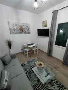 TV a/nebo společenská místnost v ubytování Casa di Teo