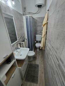 Koupelna v ubytování Casa di Teo