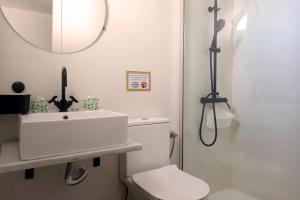 Koupelna v ubytování Hostal Boutique Bajío