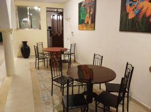 Posezení v ubytování Hotel Hacienda Margot