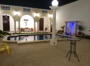 Bazén v ubytování Hotel Hacienda Margot nebo v jeho okolí
