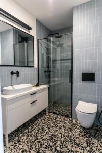 Koupelna v ubytování luxusowy apartament w centrum Krakowa