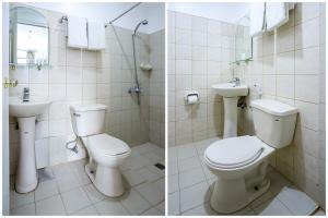 Koupelna v ubytování OYO 210 Apple Tree Suites