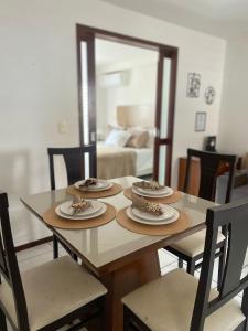 Area tempat duduk di Varandas Premium flat