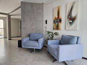 Area tempat duduk di Varandas Premium flat