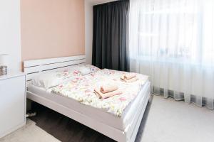 Postel nebo postele na pokoji v ubytování Ubytování U Jany