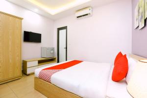 Postel nebo postele na pokoji v ubytování Tuan Anh Hotel