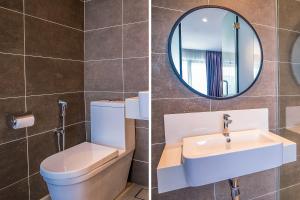 Koupelna v ubytování OYO 89576 Mokka Hotel