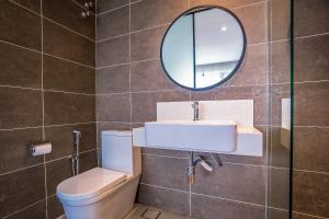 Koupelna v ubytování OYO 89576 Mokka Hotel