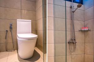 Koupelna v ubytování OYO 89576 Mokka Hotel
