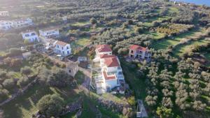 een luchtfoto van een huis op een heuvel bij stamatiou in Methana +18 foto's