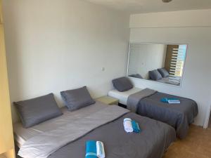Postel nebo postele na pokoji v ubytování Apartmány Júlia